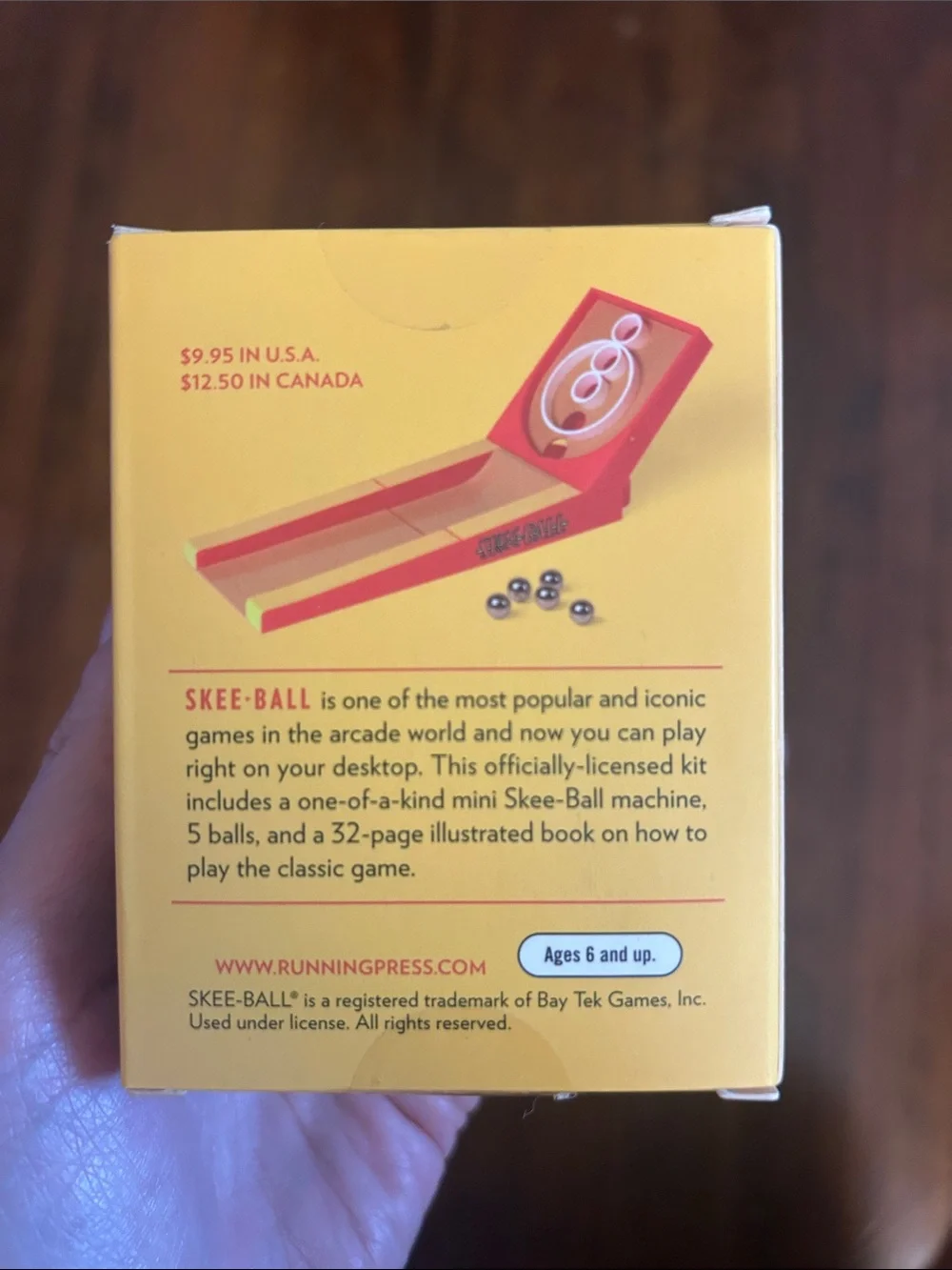 Desktop Skee-Ball Toy - NWT